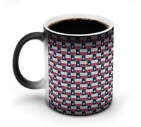 Colors of Texas Stylish Heat Sensitive Coffee Mug with Handle 12 Oz Ceramic Color Changing Cups