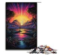 Colors of The Nile 1000 Piece Jigsaw Puzzles for Adults Jigsaw for Gifts Best Gift Suitable for And Teenager 14 And Up 1000 PCS(38x26cm)