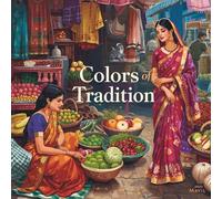 Colors of Tradition: Indian Art Coloring Book: Discover the Beauty of Indian Folk Life through Art