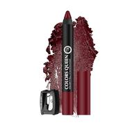 Colors Queen Color It All Long Lasting Crayon Lipstick | Up to 18 Hours Stay | Creamy Matte Finish | Waterproof & Light Weight| Smudge Proof & Non-Transferable | Lipstick for Women (Plum House,3.5g)
