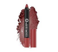 Colors Queen Color It All Long Lasting Crayon Lipstick | Up to 18 Hours Stay | Creamy Matte Finish | Waterproof & Light Weight|Smudge Proof & Non-Transferable | Lipstick for Women (Keep It Fun,3.5g)