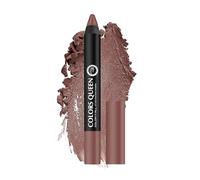 Colors Queen Color It All Long Lasting Crayon Lipstick | Up to 18 Hours Stay | Creamy Matte Finish | Waterproof & Light Weight| Smudge Proof & Non-Transferable | Lipstick for Women (Nude Bomb,3.5g)