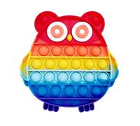 colors Rainbow Pop it fidget toy- Stress reliever fidgeting toy - A push pop bubble sensory fidget toy for Kids and Adults - popit fidget toys pop it for fun, learning and relaxation!