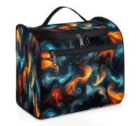 Colors Swirl Travel Toiletry Bag for Women Men Kids Girls Boys 11.2 L Big Cosmetic Makeup Bag Hanging Wash Pouch Bag Toiletries Organizer Shower Bag