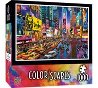 Colorscapes SHOW TIME Square 1000pc Masterpieces Jigsaw Puzzle Random Cut 71801