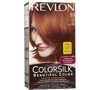 Revlon Colorsilk Beautiful Color, Permanent Hair Dye with Keratin, 100% Gray Coverage, Ammonia Free, 53 Light Auburn