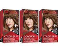 Colorsilk Permanent Hair Dye, Medium Golden Brown, Pack of 3