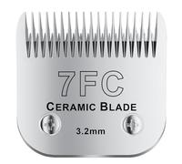 colorski 7FC# Detachable Pet Dog Grooming Clipper Ceramic Blade,Compatible with Andis Size 7FC Cut Length 1/8"(3.2mm),Compatible with andis/wahl/Oster Dog Clippers 1PCS