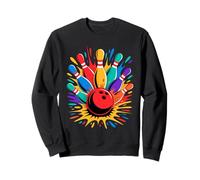 Colorsplash Bowling Game Lanes Pinball Ball Sweatshirt