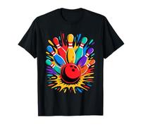 Colorsplash Bowling Game Lanes Pinball Ball T-Shirt