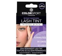 Colorsport 30 Day Mascara Lash Tint - Black Eyelash Tint Kit for Darker, Fuller Lashes | Waterproof, Smudge-Proof, Long-Lasting | Easy At-Home Lash Dye Kit | Up to 12 Applications