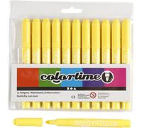 Colortime 12-Piece Colortime Marker, Lemon Yellow