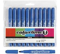Colortime Marker, 5 mm line, azure, 12pcs