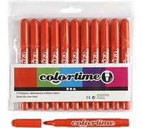 Colortime Marker, 5 mm line, dark orange, 12pcs