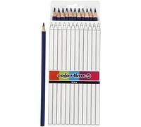 Colortime Pencil Crayons, Wood, Dark Blue, One Size