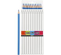 Colortime Pencil Crayons, Wood, Light Blue, One Size