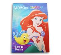 Colortivity The Little Mermaid Ariel Themed Coloring and Activity Book with Bonus Cutout Door Hanger on Back - 80 Pages