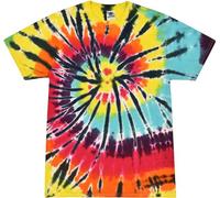 Colortone 100% Cotton Tie Dye T-Shirt for Women and Men, 3X-Large, Lava Lamp