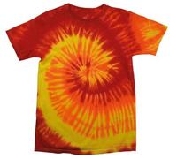 Colortone Adults Tie-Dye t-shirt - Blaze - Medium