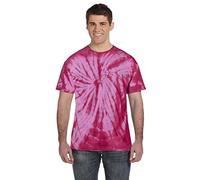 Colortone Adults Unisex Tonal Spider Short Sleeve T-Shirt (M) (Spider Pink)