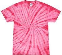 Colortone Adults Unisex Tonal Spider Short Sleeve T-Shirt (S) (Spider Pink)