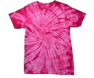 Colortone Adults Unisex Tonal Spider Short Sleeve T-Shirt (XL) (Spider Pink)