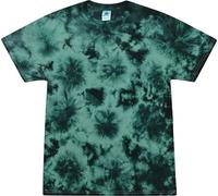 Colortone Crystal Wash Tie Dye Short Sleeve T-Shirt for Men and Women, Crystal Jade, 3XL