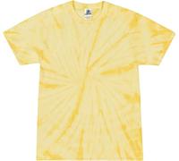 Colortone Spider Tie Dye T-Shirts for Men and Women - Unisex Short Sleeve Tie-Dye T Shirts for Adults, Spider Dandelion, Large