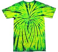 Colortone Spider Tie Dye T-Shirts for Men and Women - Unisex Short Sleeve Tie-Dye T Shirts for Adults, Wild Spider, Large