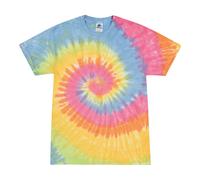 Colortone Tie-Dye Shirt Eternity Rainbow Hand-Dyed Heavy Cotton Unisex