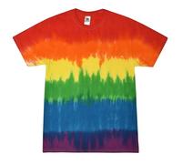 Colortone Tie Dye T-Shirts for Women and Men, Pride, XXXXXL
