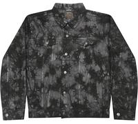 Colortone Unisex Adult Tie Dye Denim Jacket (L) (Crystal Black)