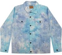 Colortone Unisex Adult Tie Dye Denim Jacket (L) (Lagoon)