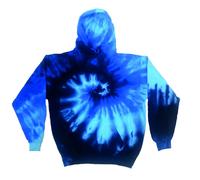 Colortone Unisex Rainbow Hand- Dyed Tie Dye Pullover Hoodie 3clrs RW4121