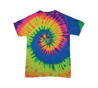Colortone Unisex Tie-Dye T-Shirt TD02M - Short Sleeves Tee Cotton Colorful Top
