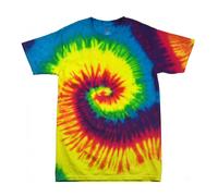 Colortone Womens/Ladies Rainbow Tie-Dye Short Sleeve T-Shirt RW2627
