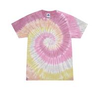 Colortone Womens/Ladies Rainbow Tie-Dye Short Sleeve T-Shirt RW2627