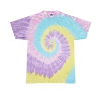 Colortone Womens/Ladies Rainbow Tie-Dye Short Sleeve T-Shirt RW2627