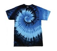 Colortone Womens/Ladies Rainbow Tie-Dye Short Sleeve T-Shirt RW2627