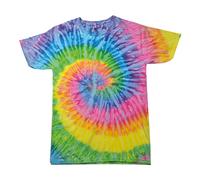 Colortone Womens/Ladies Rainbow Tie-Dye Short Sleeve T-Shirt RW2627