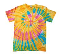 Colortone Womens/Ladies Rainbow Tie-Dye Short Sleeve T-Shirt RW2627