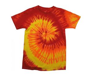 Colortone Womens/Ladies Rainbow Tie-Dye Short Sleeve T-Shirt RW2627