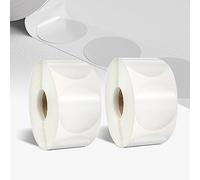 colortouch Clear Round Sticker - 2000 Pieces Self Adhesive Transparent Seal Labels - 30mm Diameter Circle Closure Stickers for Packaging, Gift, Present, Envelopes, Package and Box