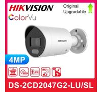 ColorVu Mic Speaker Light DS-2CD2047G2-LU/SL 2.8/4mm PoE Camera Full-Color 4MP