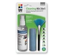 Colorway Multipurpose 3 in 1 Cleaner Set with Microfiber Cloth for Screen and Monitor