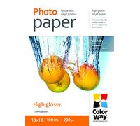 Colorway PG2001005R High Gloss Photo Paper 200 g/m2 Inkjet 100 Sheets 130 mm 180 mm