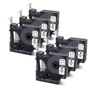 COLORWING Compatible with DYMO D1 Label Tape Black on Clear a45010 S0720500