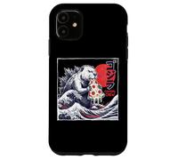 Colossal Chew Kaiju Beaver Pizza Monster Japan Art Case for iPhone 11