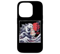Colossal Chew Kaiju Beaver Pizza Monster Japan Art Case for iPhone 14 Pro