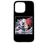 Colossal Chew Kaiju Beaver Pizza Monster Japan Art Case for iPhone 15 Pro Max
